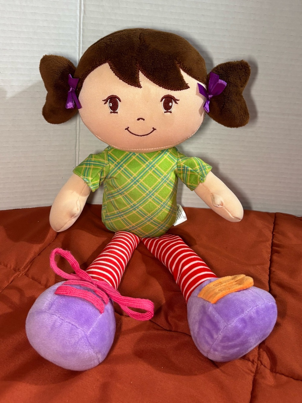 Linzy Toys Plush Designed To Learn How To Dress Doll 16” No Dress Comes As Is